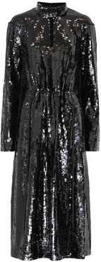 Avril sequined midi dress