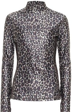 Kuroba leopard-print top