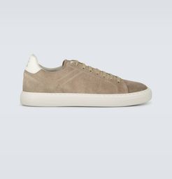 Leather tennis sneakers