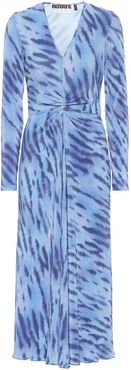 Sierra tiger-print jersey midi dress