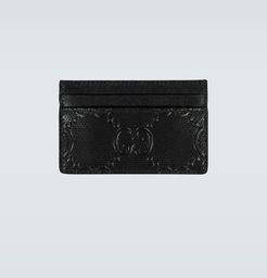 GG embossed leather cardholder