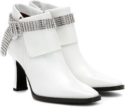 Niki embellished leather ankle boots