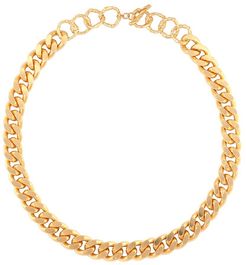Charley 24kt gold-plated chain necklace