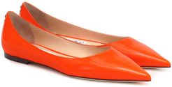 Love patent leather ballet flats
