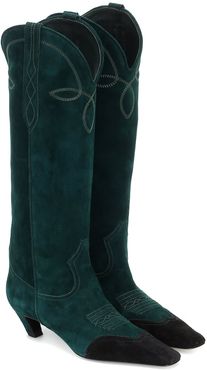 Dallas suede knee-high boots