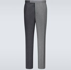 Super 120s Flannel classic backstrap pants