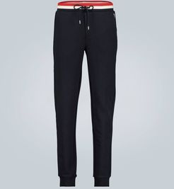 Tapered cotton sweatpants