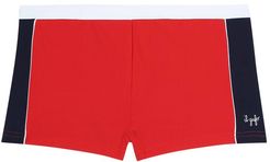 Colorblocked swim trunks