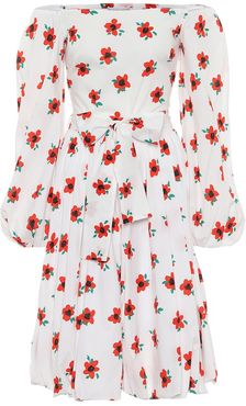 Bea floral cotton midi dress