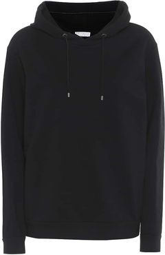 Stretch-cotton hoodie