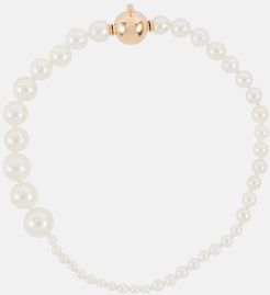 Petite Peggy 14kt gold and pearl bracelet