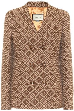 GG cotton-blend jacquard blazer