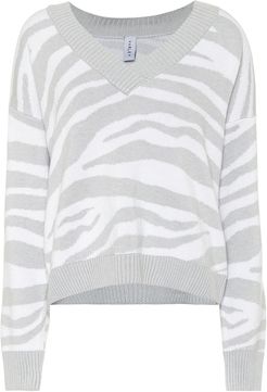 Calvert zebra-striped sweater