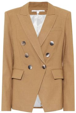 Lonny Dickey linen-blend blazer