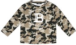 Logo camouflage cotton sweatshirt