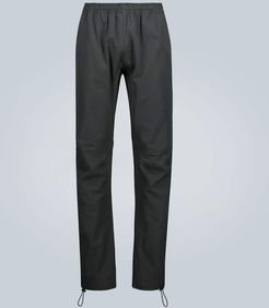 Straight-leg cotton pants