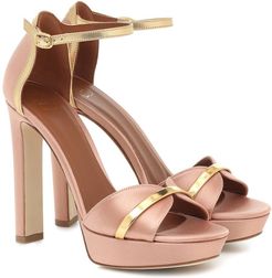 Miranda 125 satin sandals