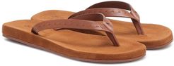 My LP suede thong sandals