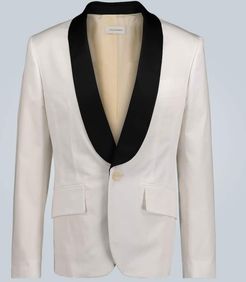 Stretch-cotton tuxedo jacket