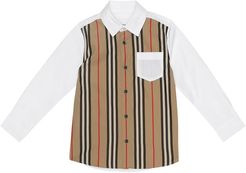 Icon Stripe stretch-cotton shirt