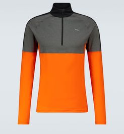 Race Midlayer half-zipped top