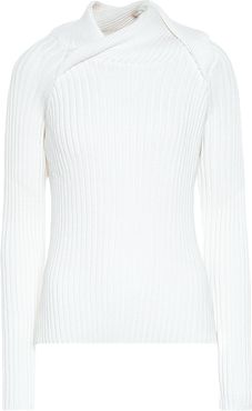 Ribbed-knit wool-blend sweater