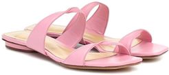 Miki Flat leather sandals
