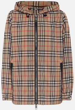 Vintage Check hooded jacket