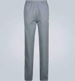 Straight-leg jersey trackpants