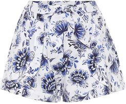 Exclusive to Mytheresa â Floral cotton shorts