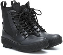 Rubber ankle boots