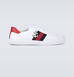Embroidered Ace sneakers
