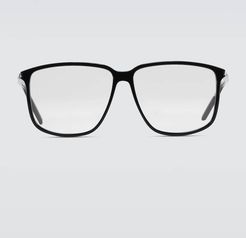 Square-frame glasses