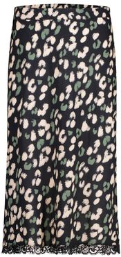 Moanna leopard-print midi skirt