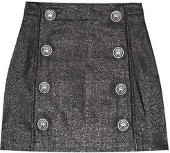 Wool-blend miniskirt