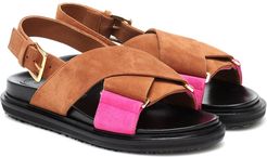 Fussbett suede sandals