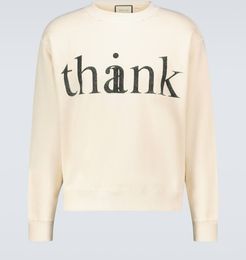 Think/Thank crewneck sweatshirt