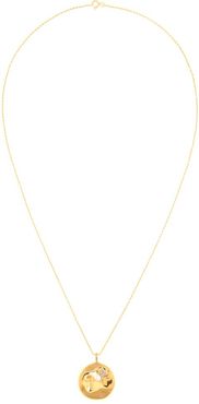 Star pendant 18kt gold-plated necklace