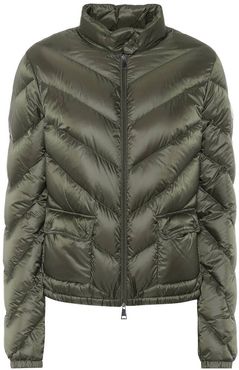 Quilted down jacket