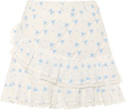 Exclusive to Mytheresa â Emma floral cotton miniskirt