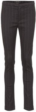 Kenton striped wool-blend pants