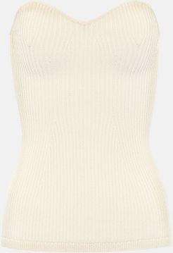 Lucie ribbed-knit top