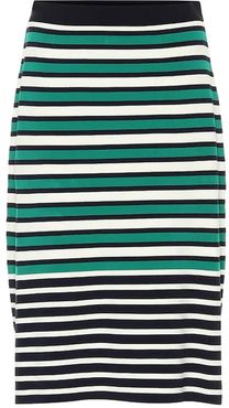 Striped knit skirt