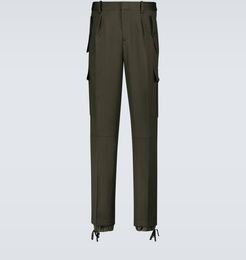 Double hemmed cargo pants