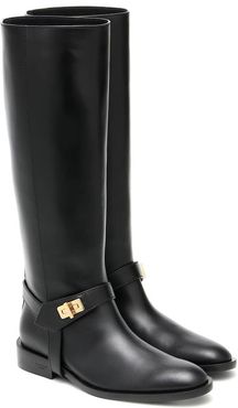 Eden leather knee-high boots