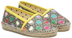 GG Hearts canvas espadrilles