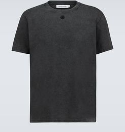 Embroidered hole T-shirt