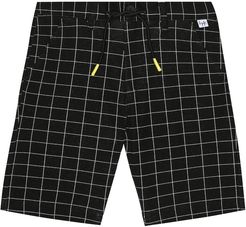 Checked cotton Bermuda shorts