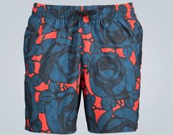 Floral printed swim shorts