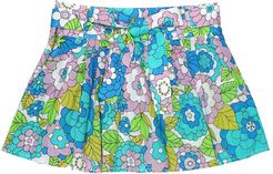 Floral cotton skirt